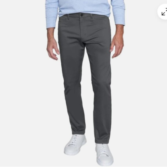 NWOT Kirkland Signature Men's Size 36x32 Stretch Tech Cargo  Pants Gray - Picture 1 of 8